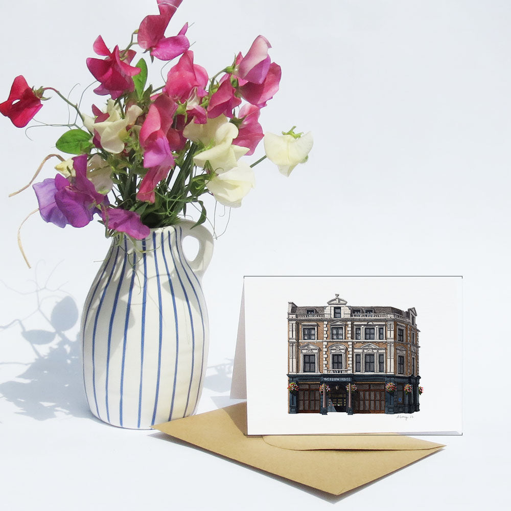 Crystal Palace - The Westow - Greeting card with envelope