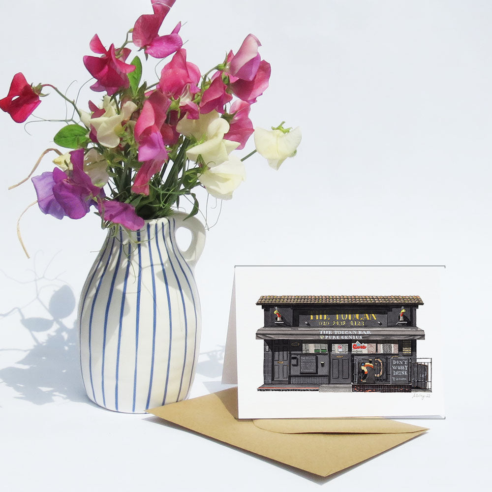 Soho - The Toucan - Greeting card with envelope