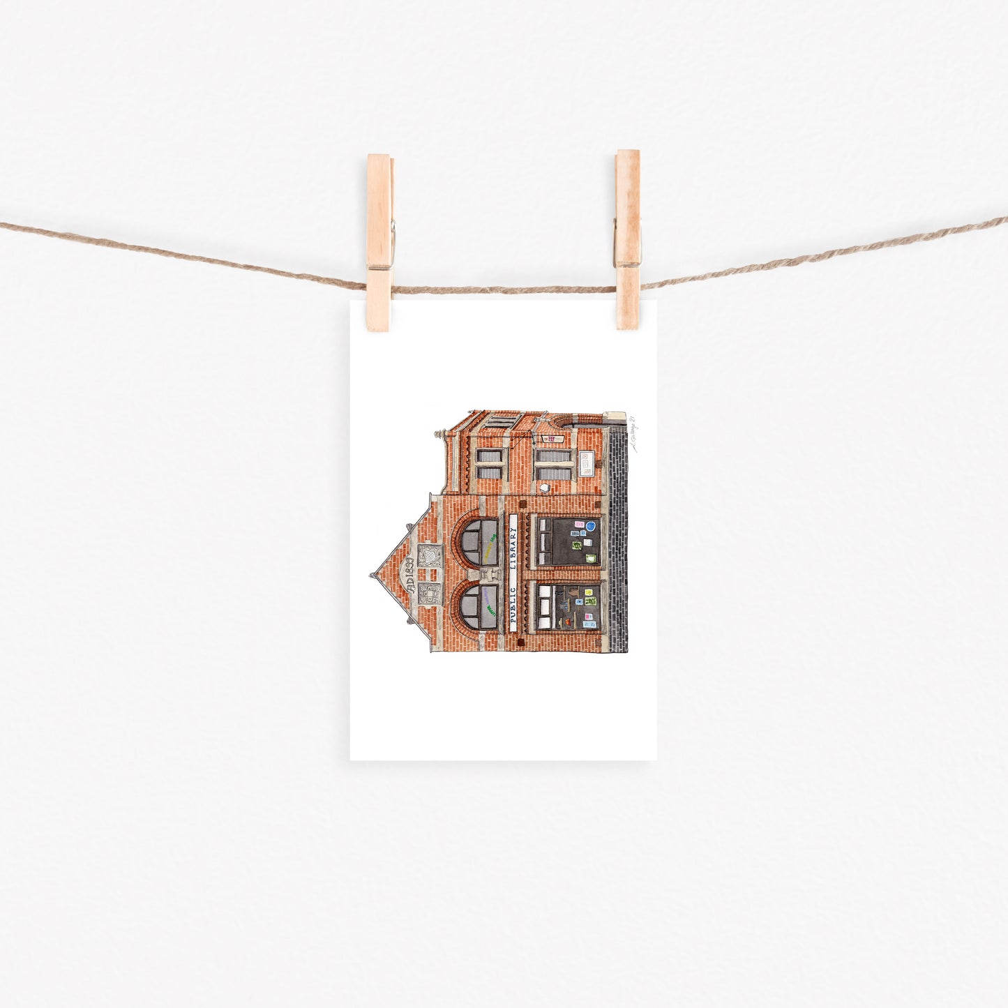 Crystal Palace - Upper Norwood Library Hub - Greeting card with envelope