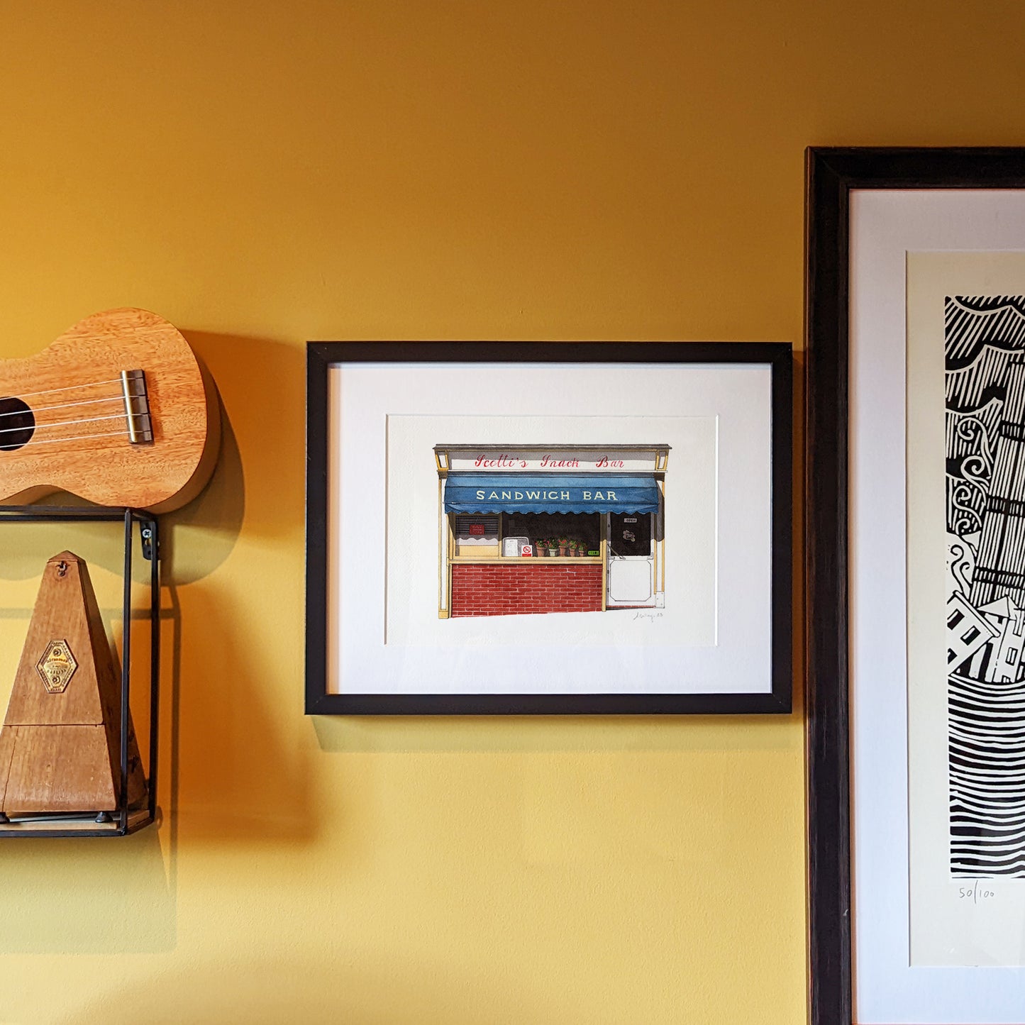 Clerkenwell - Scotti's Snack Bar - Giclée Print (unframed)
