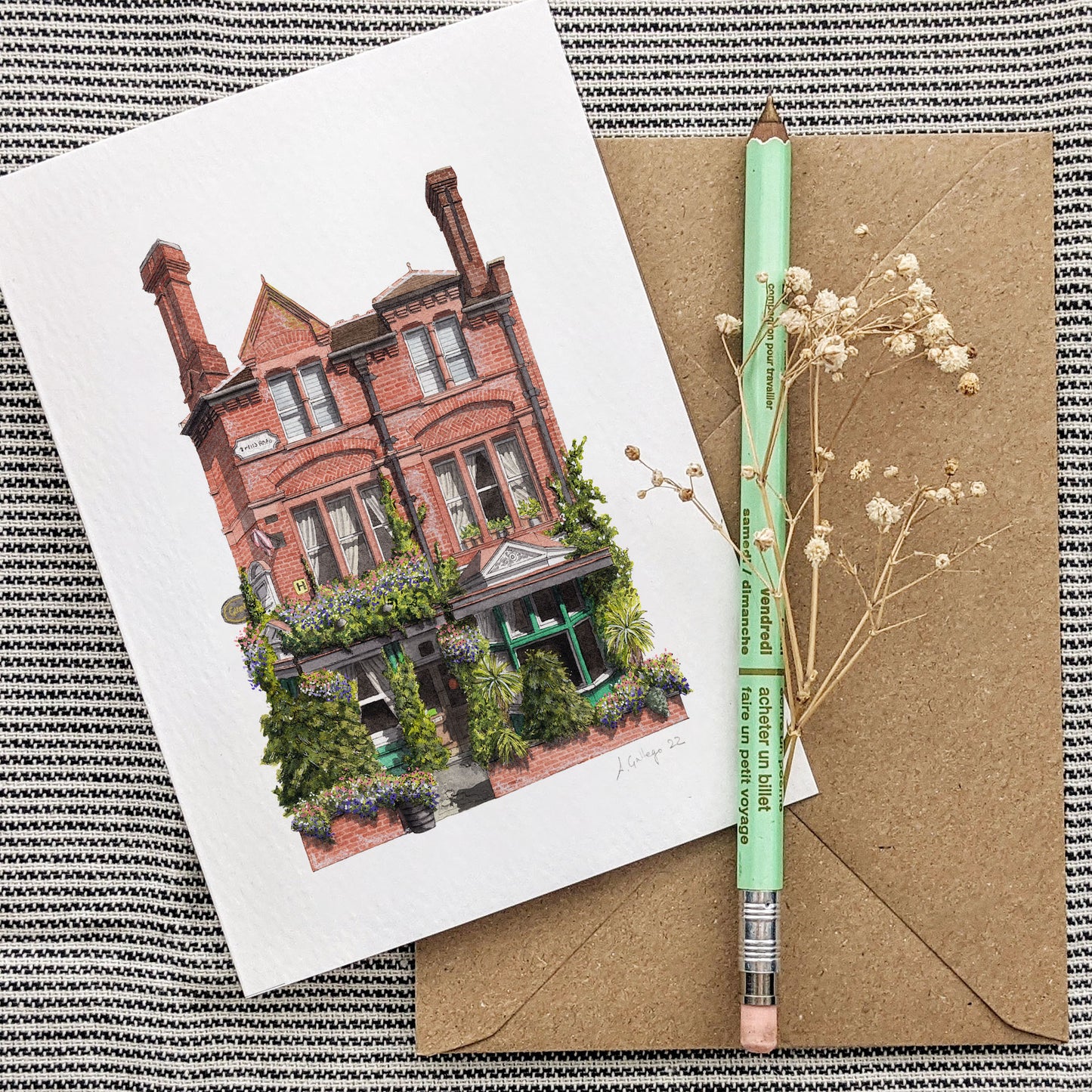 Nunhead - Skehans - Greeting card with envelope