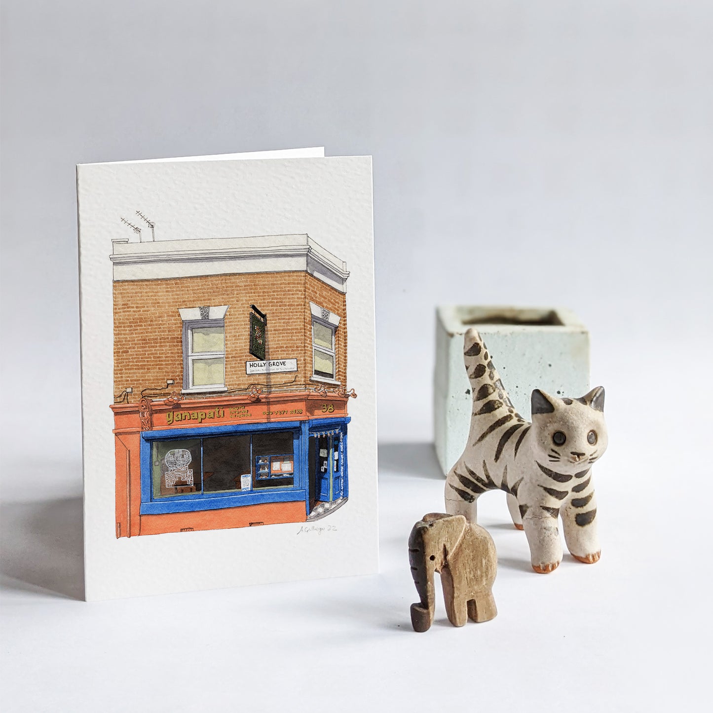 Peckham - Ganapati - Greeting card with envelope