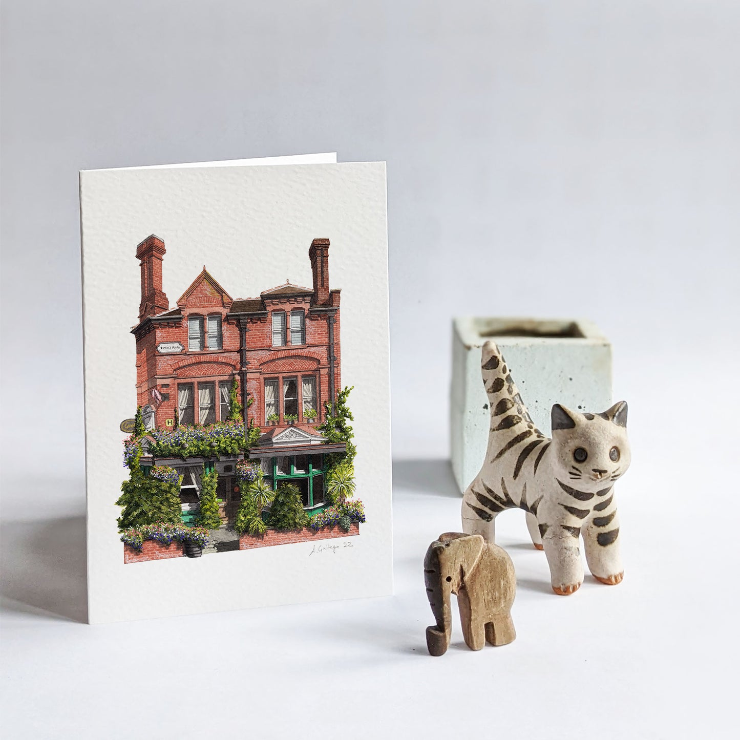 Nunhead - Skehans - Greeting card with envelope