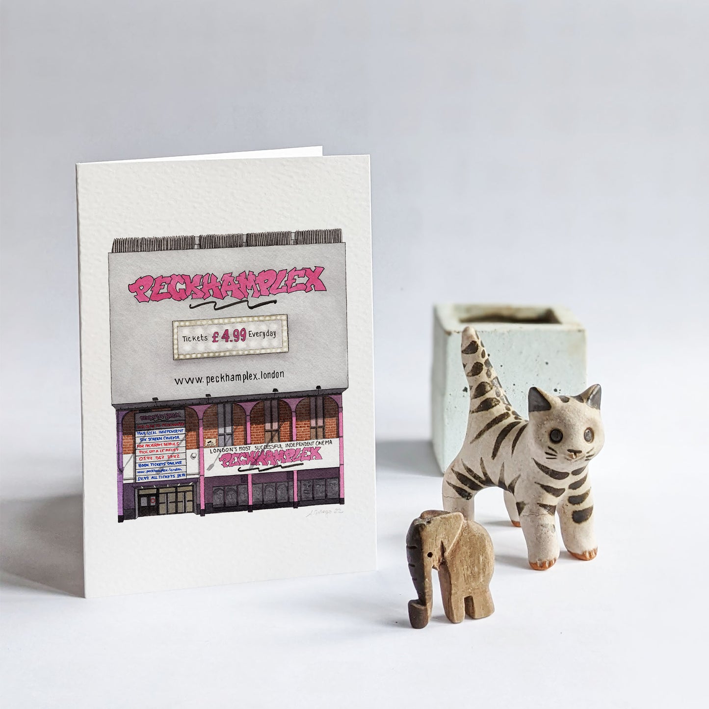 Peckham - Peckhamplex - Greeting card with envelope