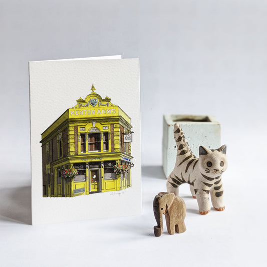 Hackney - The Kenton - Greeting card with envelope - Homerton