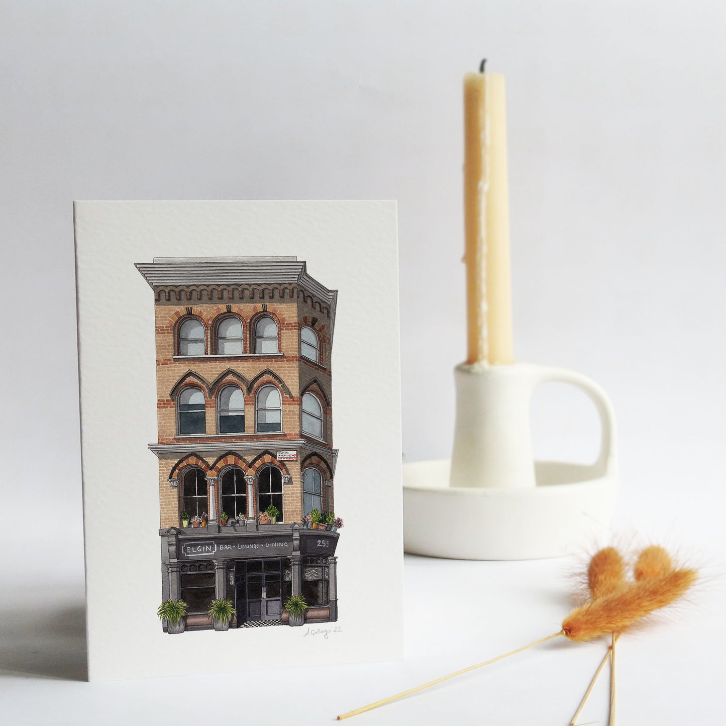 Maida Vale - The Elgin - Greeting card with envelope