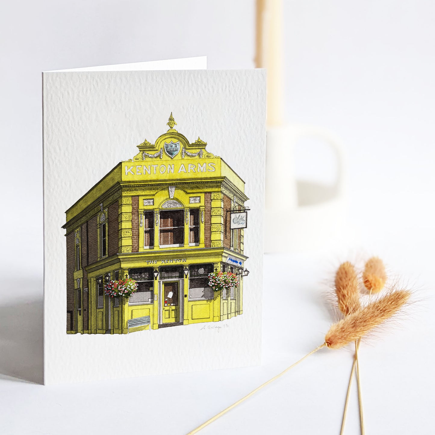 Hackney - The Kenton - Greeting card with envelope - Homerton