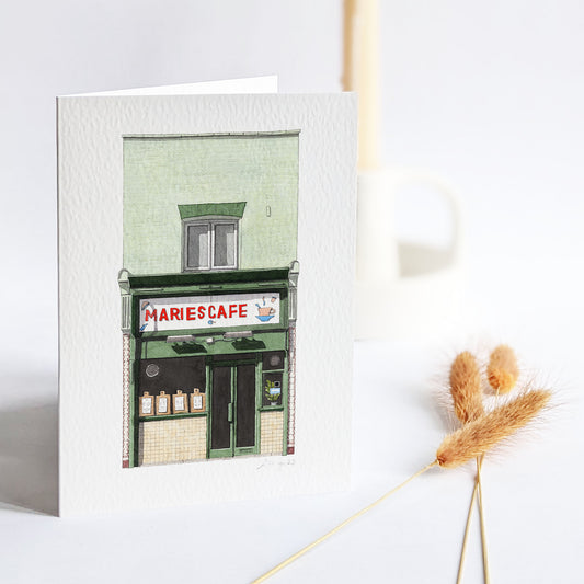 Waterloo - Marie's Cafe - Greeting card with envelope