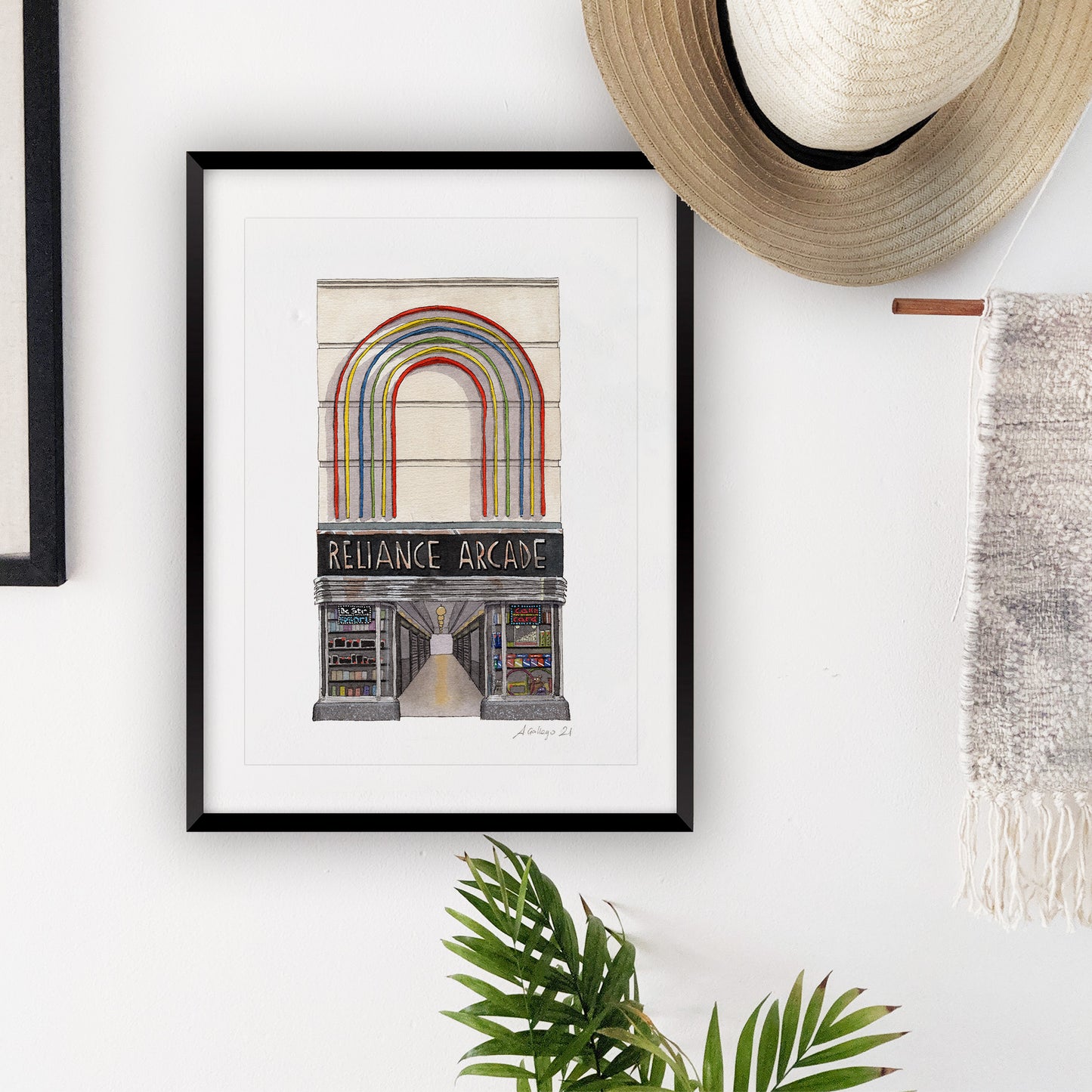 Brixton - Reliance Arcade - Giclée Print (unframed)