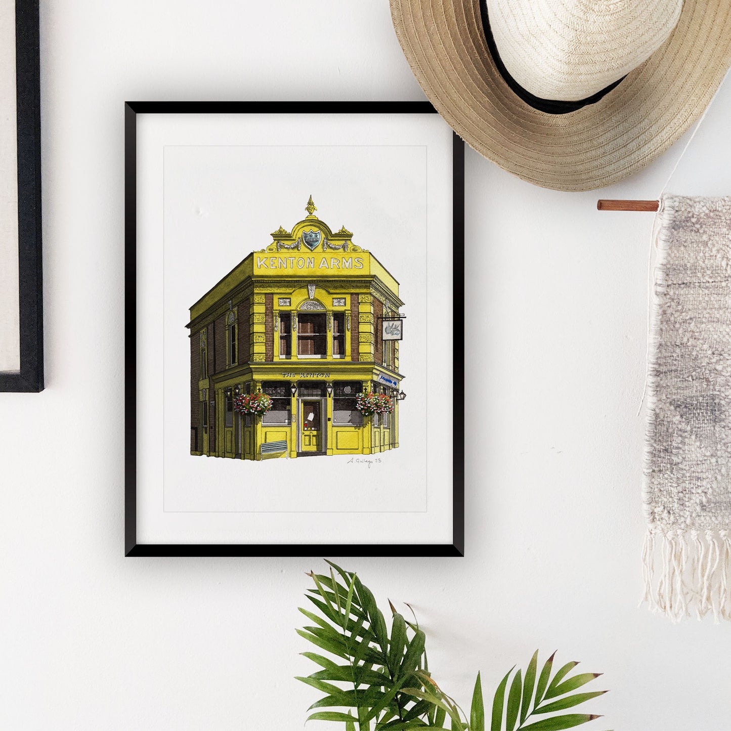 Hackney - The Kenton pub - Giclée Print (unframed) - Homerton