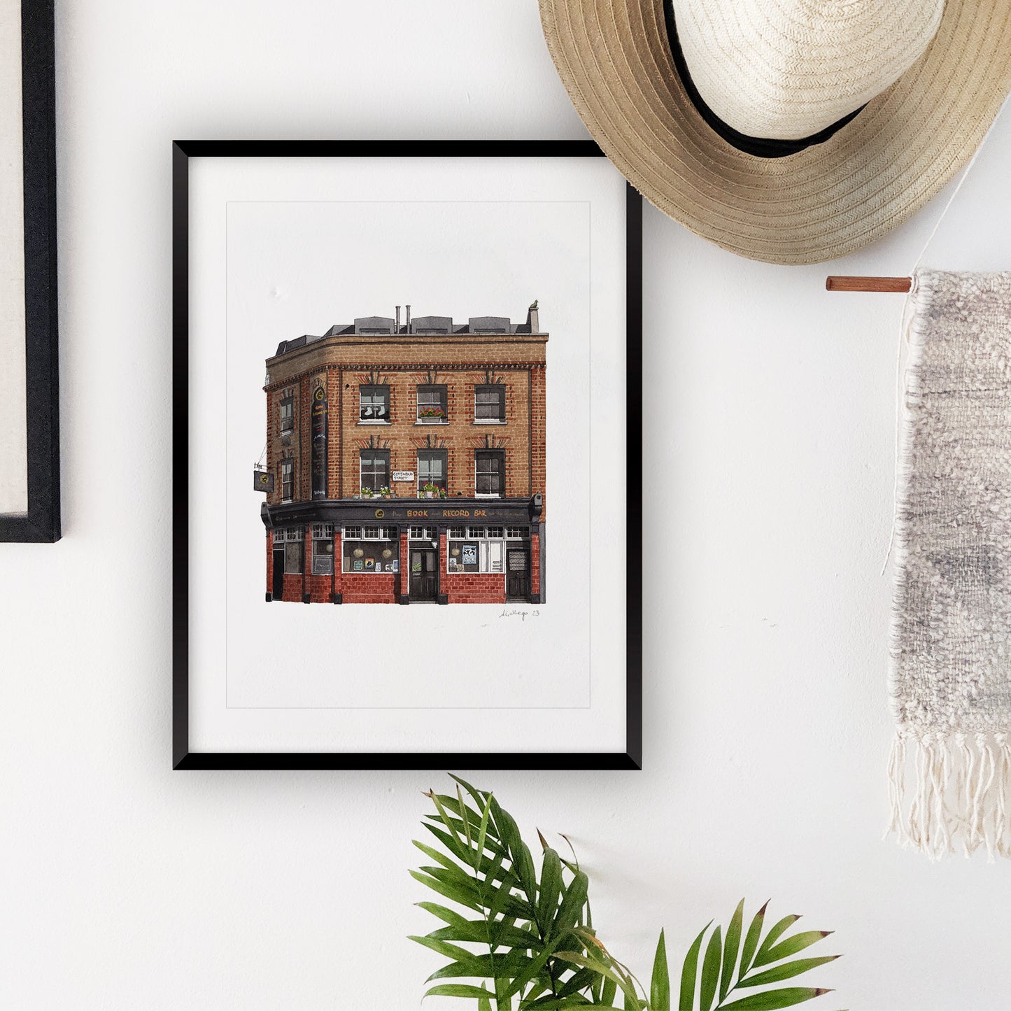 West Norwood - Book and Record Bar - Giclée Print (unframed)