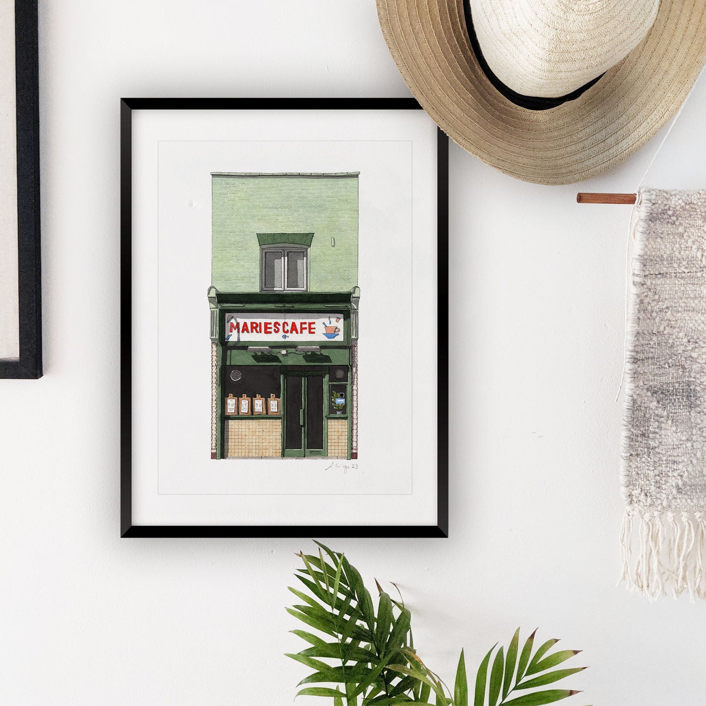 Waterloo - Marie's Cafe - Giclée Print (unframed)