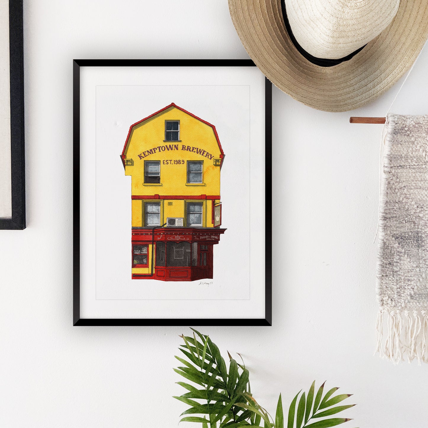 Brighton - The Hand in Hand pub - Giclée Print (unframed)
