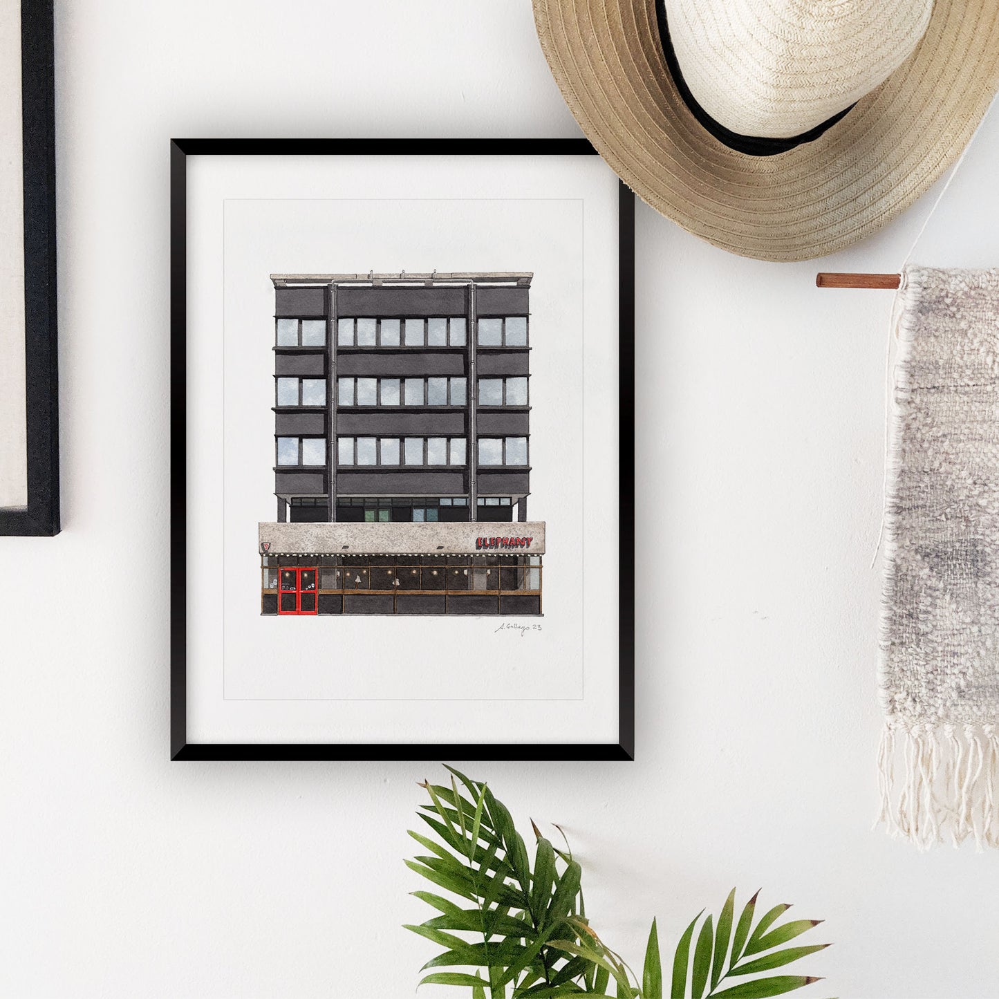 Elephant & Castle - The Elephant & Castle pub - Giclée Print (unframed)