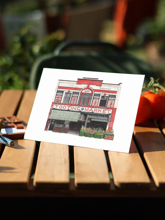 Tooting - Tooting Market - Giclée Print (unframed)