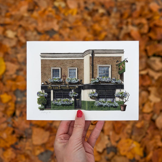 Chelsea - Fulham - The Fox and Pheasant - Giclée Print (unframed) (Copy)
