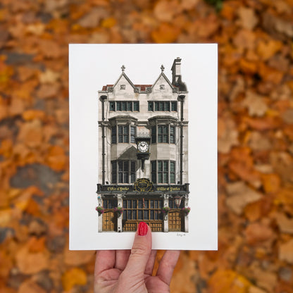 Central - Cittie of Yorke WC1V - Giclée Print (unframed)