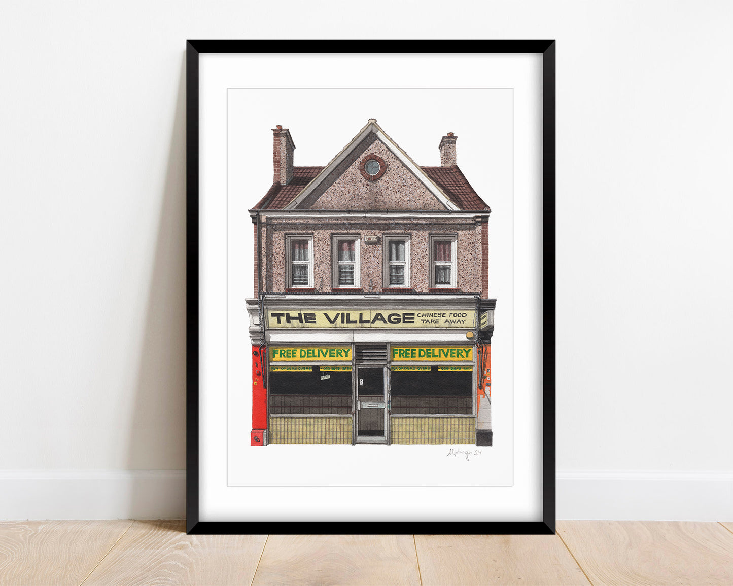 Thornton Heath - The Village - Giclée Print (unframed)