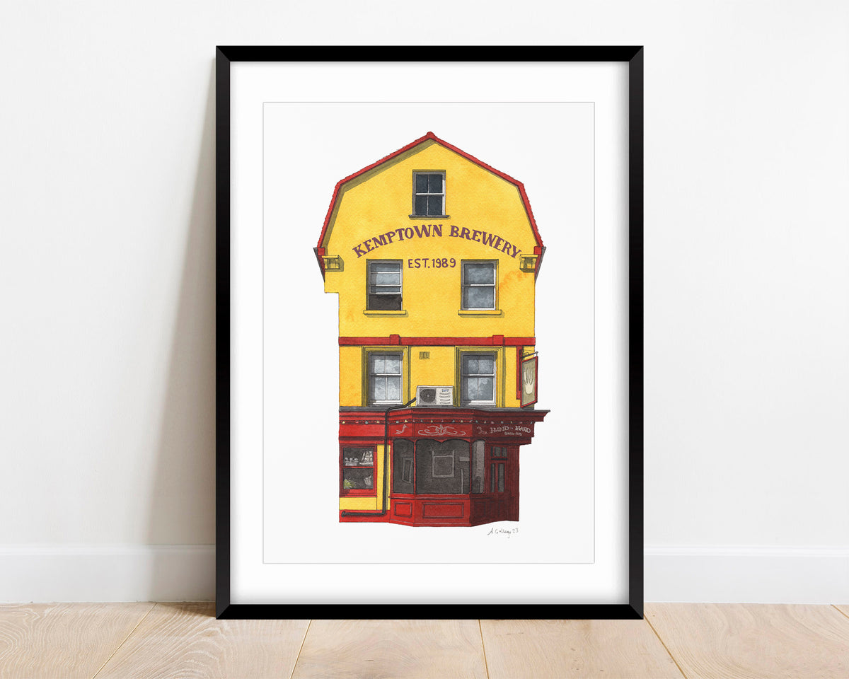 Brighton - Hand in Hand - Original watercolour painting (unframed)
