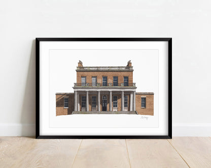 Stoke Newington - Clissold House - Giclée Print (unframed) - Newington Green