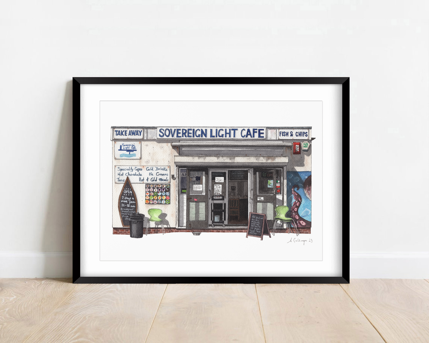 Bexhill - Sovereign Light Cafe - Giclée Print (unframed)
