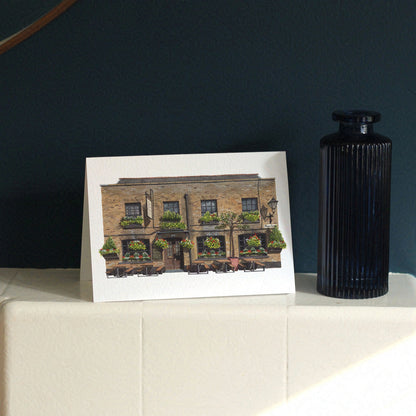 The Two Brewers Windsor - Greeting card with envelope  - London Art - Watercolour illustration