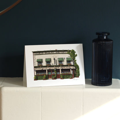 Bermondsey - The Victoria - Greeting card with envelope
