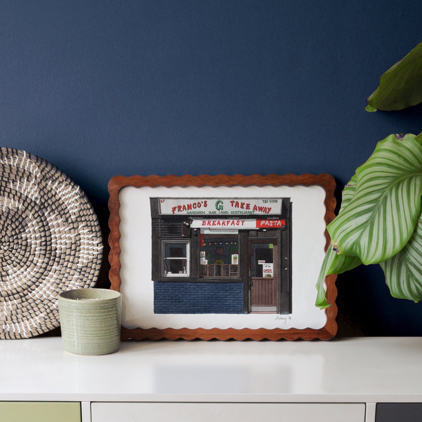Shoreditch - Franco's Take Away - Giclée Print (unframed)