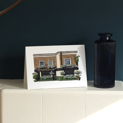 Chelsea - Fulham - The Fox and Pheasant - Greeting card with envelope