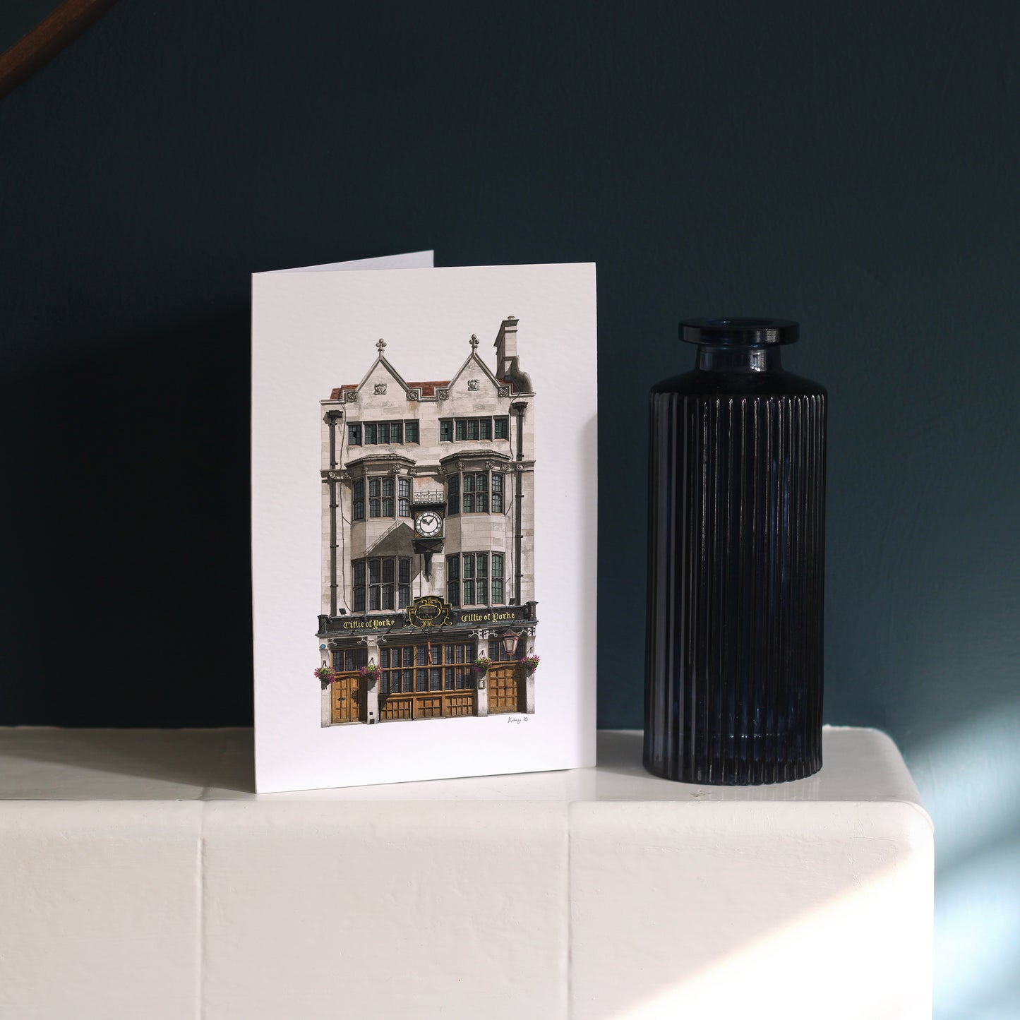 Central - Cittie of Yorke WC1V - Greeting card with envelope