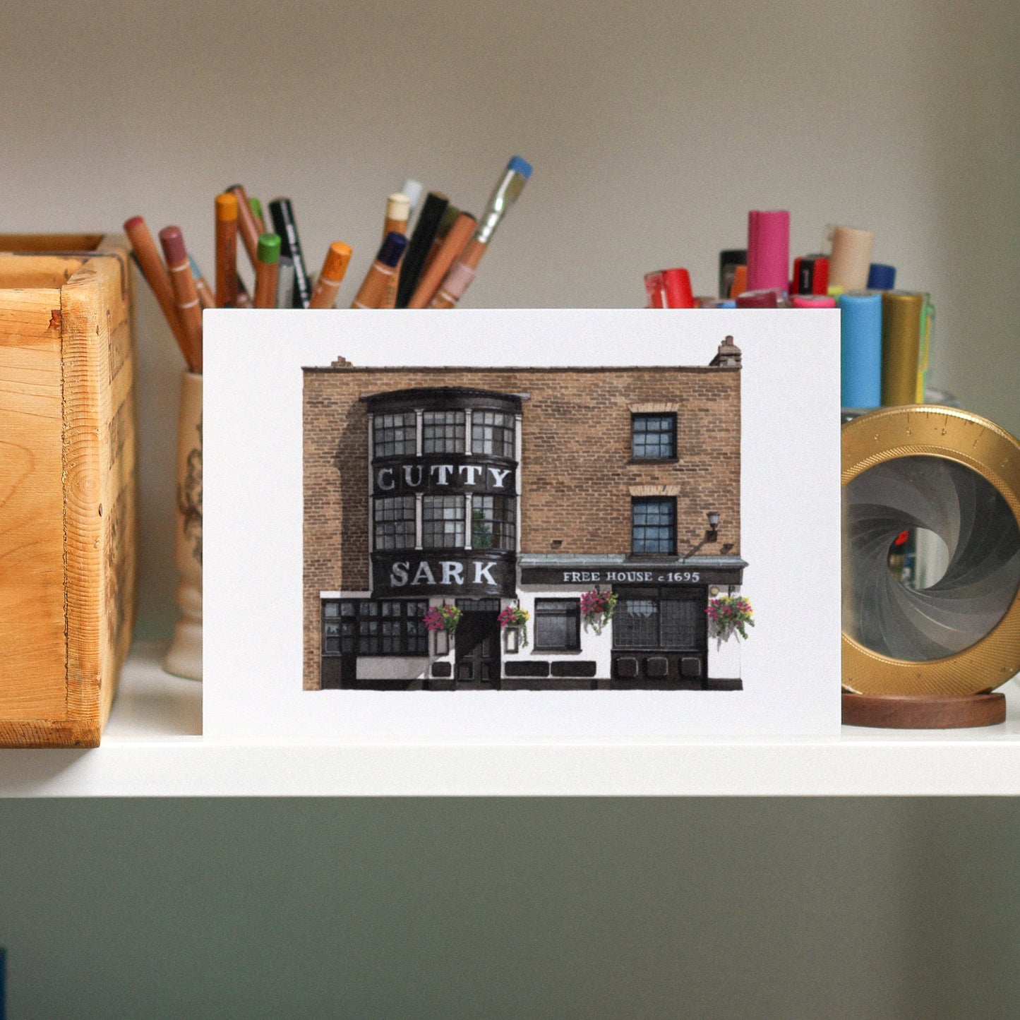 Greenwich - Cutty Sark pub - Giclée Print (unframed)