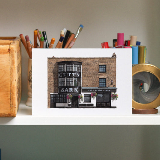 Greenwich - Cutty Sark pub - Giclée Print (unframed)