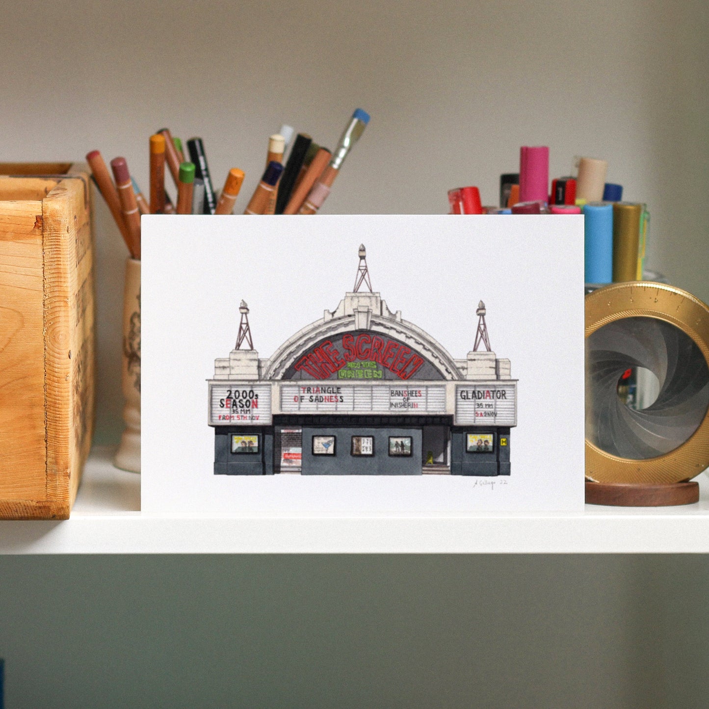 Angel - Screen on the green - Giclée Print (unframed) - Kentish Town