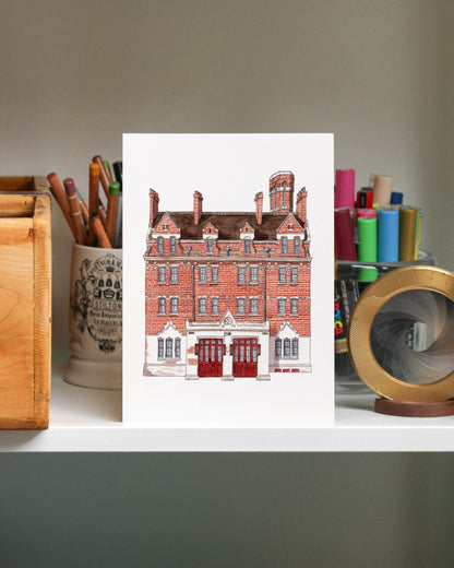 West Norwood - Old Fire Station - South London Theatre - Giclée Print (unframed)