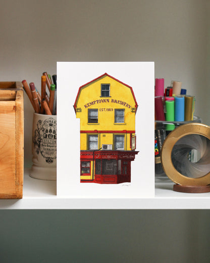 Brighton - The Hand in Hand pub - Giclée Print (unframed)