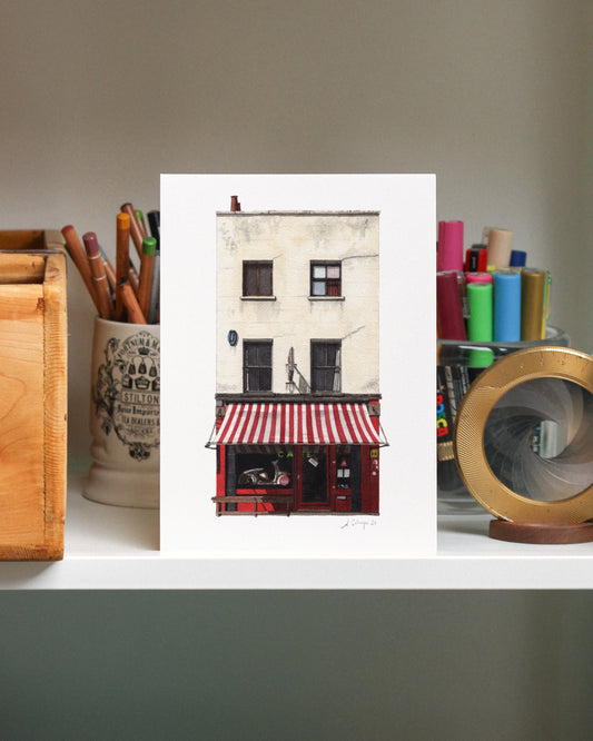 Waterloo - Scootercaffe - Giclée Print (unframed)