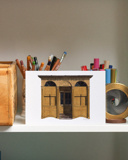 Whitechapel Church Bell Foundry - Giclée Print (unframed) - East London