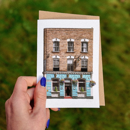 Kentish Town - The Pineapple pub - Greeting card with envelope