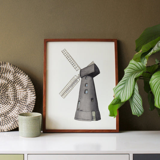Brixton - Flour Windmill - Giclée Print (unframed)