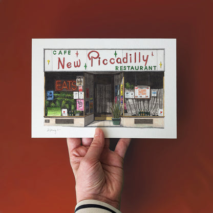 Central - New Piccadilly  Cafe - Giclée Print (unframed)