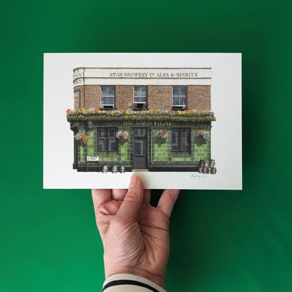 Greenwich - The Pelton Arms pub - Giclée Print (unframed)