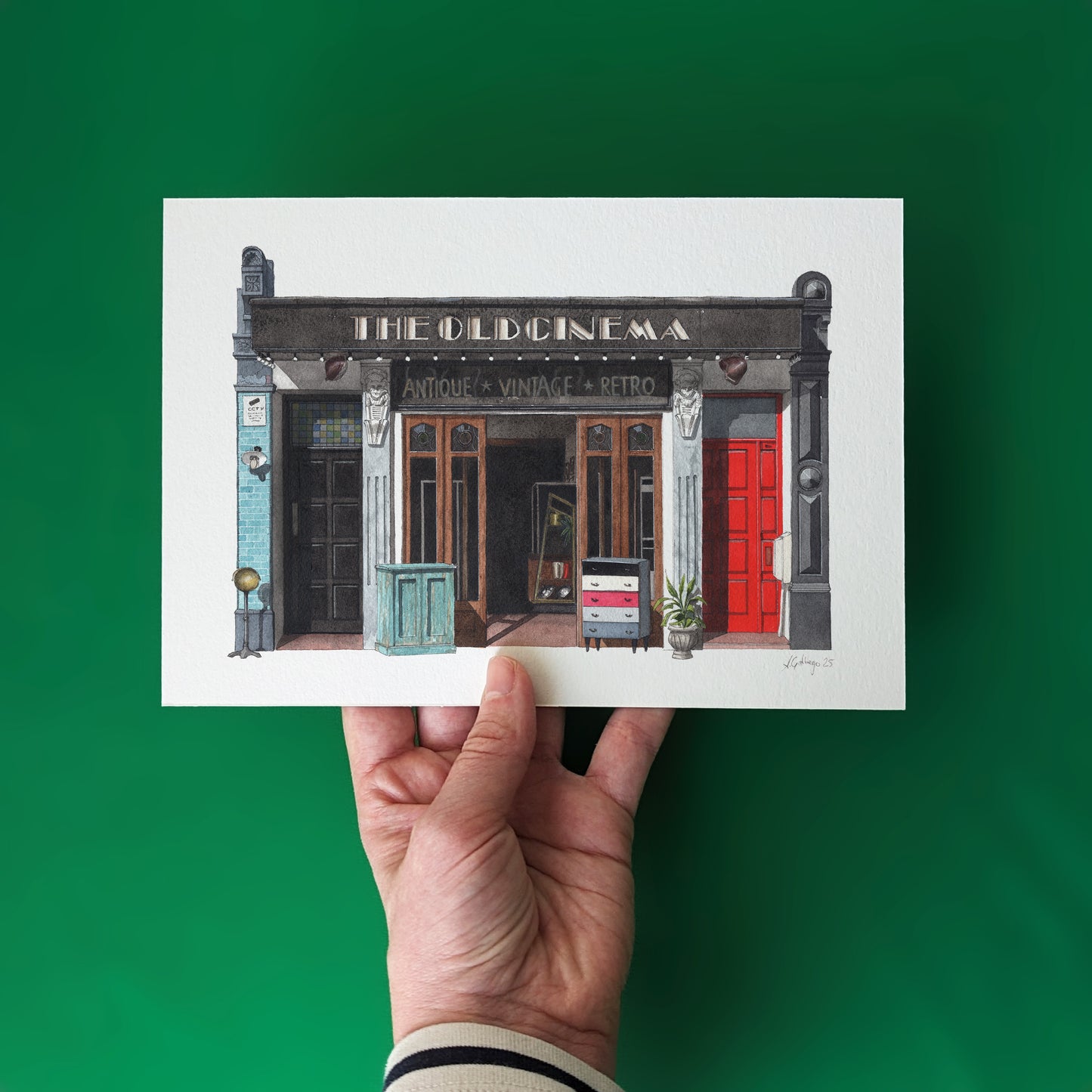 Chiswich - The Old Cinema - Giclée Print (unframed)