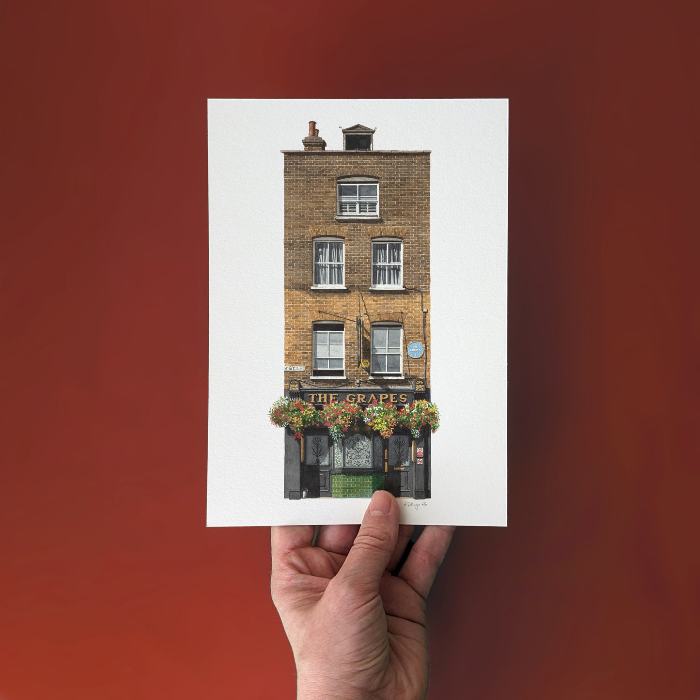 Limehouse - The Grapes - Giclée Print (unframed)