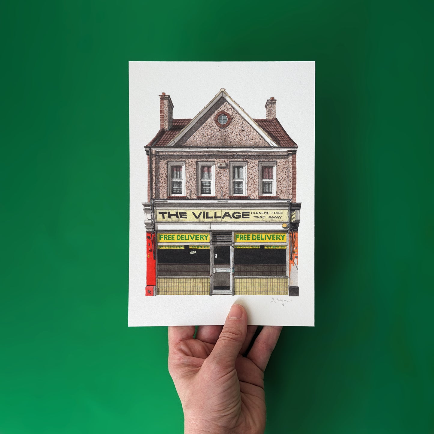 Thornton Heath - The Village - Giclée Print (unframed)