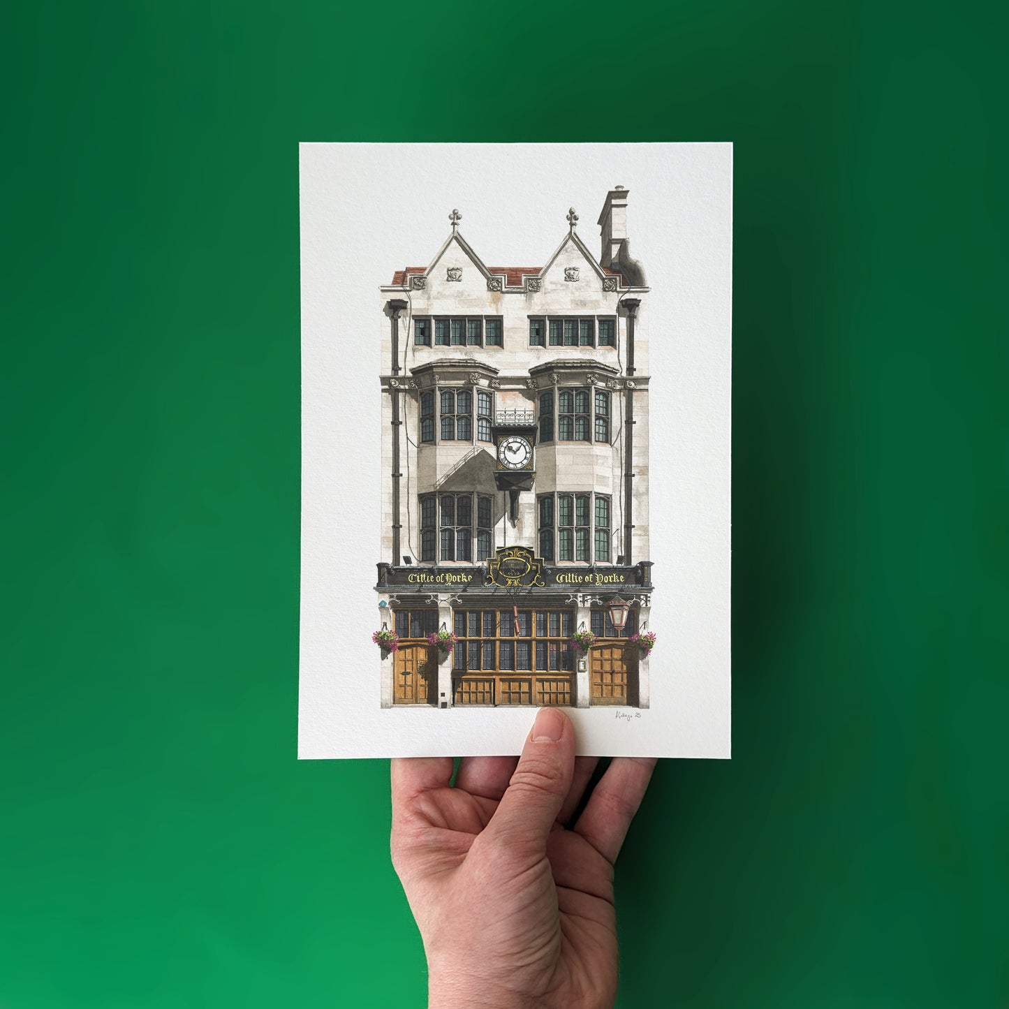 Central - Cittie of Yorke WC1V - Giclée Print (unframed)