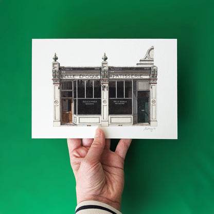 Stoke Newington - Belle Epoque Patisserie - Giclée Print (unframed) - Newington Green