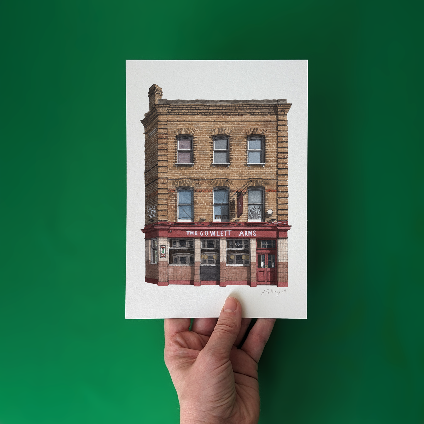 Peckham - The Gowlett Arms pub - Giclée Print (unframed)