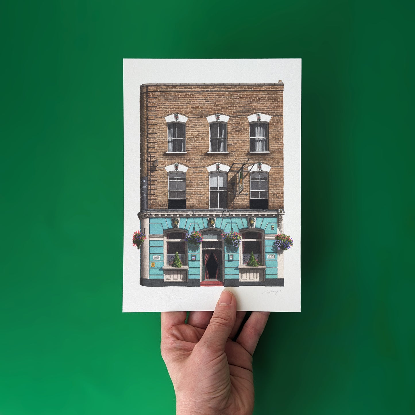 Kentish Town - The Pineapple pub - Giclée Print (unframed)