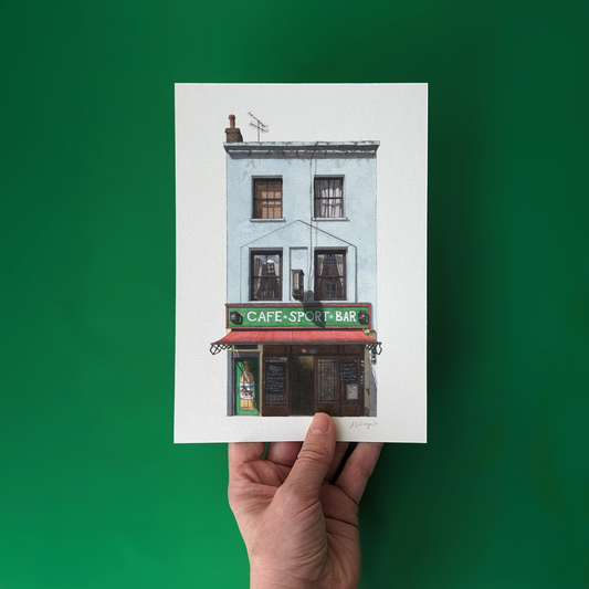 Farringdon - Café Kick - Giclée Print (unframed)