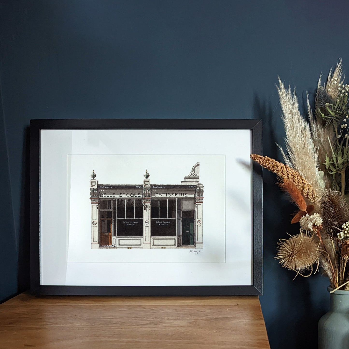 Stoke Newington - Belle Epoque Patisserie - Giclée Print (unframed) - Newington Green